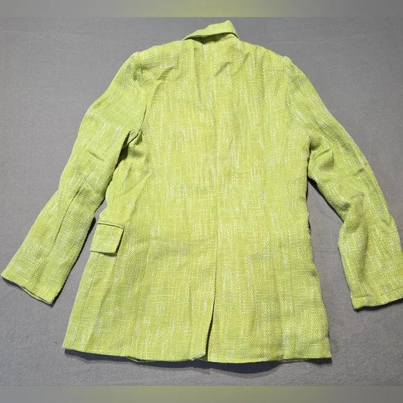 HYFVE Green Double-Breasted Blazer New In Poly Bag Large PTP 20 - Picture 3 of 5